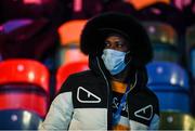 16 March 2020; A spectator watches on during Day Three of the Road to Tokyo European Boxing Olympic Qualifying Event at Copper Box Arena in Queen Elizabeth Olympic Park, London, England. Photo by Harry Murphy/Sportsfile