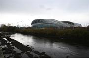 17 March 2020; The Aviva Stadium in Dublin, one of 12 stadiums across Europe due to host UEFA EURO 2020. Following UEFA's meeting to discuss the upcoming tournament amid the on-going global pandemic of Coronavirus (COVID-19), the decision has been taken to postpone the tournament until June 2021. Dublin is scheduled to host three group games and one round 16 game at the Aviva Stadium. Photo by Stephen McCarthy/Sportsfile