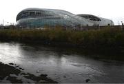 17 March 2020; The Aviva Stadium in Dublin, one of 12 stadiums across Europe due to host UEFA EURO 2020. Following UEFA's meeting to discuss the upcoming tournament amid the on-going global pandemic of Coronavirus (COVID-19), the decision has been taken to postpone the tournament until June 2021. Dublin is scheduled to host three group games and one round 16 game at the Aviva Stadium. Photo by Stephen McCarthy/Sportsfile