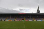 17 March 2020; Dalymount Park in Dublin, home of Bohemian FC. The grounds redevelopment is seen as one of the legacy projects to be created by Ireland’s hosting of UEFA EURO 2020. Following UEFA's meeting to discuss the upcoming tournament amid the on-going global pandemic of Coronavirus (COVID-19), the decision has been taken to postpone the tournament until June 2021. Dublin, one of 12 host cities across Europe, is due to host UEFA EURO 2020. The Aviva Stadium is scheduled to host three group games and one round 16 game. Photo by Stephen McCarthy/Sportsfile