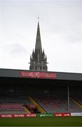 17 March 2020; Dalymount Park in Dublin, home of Bohemian FC. The grounds redevelopment is seen as one of the legacy projects to be created by Ireland’s hosting of UEFA EURO 2020. Following UEFA's meeting to discuss the upcoming tournament amid the on-going global pandemic of Coronavirus (COVID-19), the decision has been taken to postpone the tournament until June 2021. Dublin, one of 12 host cities across Europe, is due to host UEFA EURO 2020. The Aviva Stadium is scheduled to host three group games and one round 16 game. Photo by Stephen McCarthy/Sportsfile