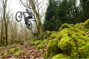 19 March 2020; Enduro mountain bike rider, Greg Callaghan, during a training session at his home in Dublin. He is currently training at home, following the postponement of the opening two rounds of the Enduro World Series, in Columbia and Chile. Photo by Ramsey Cardy/Sportsfile