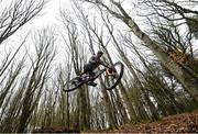 19 March 2020; Enduro mountain bike rider, Greg Callaghan, during a training session at his home in Dublin. He is currently training at home, following the postponement of the opening two rounds of the Enduro World Series, in Columbia and Chile. Photo by Ramsey Cardy/Sportsfile