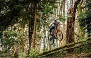 19 March 2020; Enduro mountain bike rider, Greg Callaghan, during a training session at his home in Dublin. He is currently training at home, following the postponement of the opening two rounds of the Enduro World Series, in Columbia and Chile. Photo by Ramsey Cardy/Sportsfile