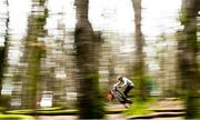 19 March 2020; Enduro mountain bike rider, Greg Callaghan, during a training session at his home in Dublin. He is currently training at home, following the postponement of the opening two rounds of the Enduro World Series, in Columbia and Chile. Photo by Ramsey Cardy/Sportsfile