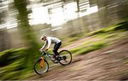 19 March 2020; Enduro mountain bike rider, Greg Callaghan, during a training session at his home in Dublin. He is currently training at home, following the postponement of the opening two rounds of the Enduro World Series, in Columbia and Chile. Photo by Ramsey Cardy/Sportsfile