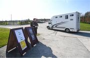 22 March 2020; A general view of the car park ahead of racing at Downpatrick Racecourse in Downpatrick, Down. Photo by Ramsey Cardy/Sportsfile