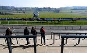 22 March 2020; Runners and riders during the WKD Rated Hurdle at Downpatrick Racecourse in Downpatrick, Down. Photo by Ramsey Cardy/Sportsfile