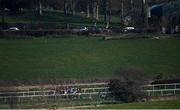 22 March 2020; People watch from a nearby road during the Randox Ulster National Handicap Steeplechase at Downpatrick Racecourse in Downpatrick, Down. Photo by Ramsey Cardy/Sportsfile