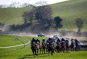 22 March 2020; Runners and riders during the Randox Ulster National Handicap Steeplechase at Downpatrick Racecourse in Downpatrick, Down. Photo by Ramsey Cardy/Sportsfile