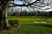 22 March 2020; Members of Craddockstown Golf Club in Kildare enjoy a round of golf while adhering to the guidelines of social distancing set down by the Health Service Executive. Following directives from the Irish Government and the Department of Health the majority of the country's sporting associations have suspended all activity until March 29, in an effort to contain the spread of the Coronavirus (COVID-19) Photo by Brendan Moran/Sportsfile