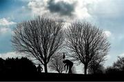 22 March 2020; Members of Craddockstown Golf Club in Kildare enjoy a round of golf while adhering to the guidelines of social distancing set down by the Health Service Executive. Following directives from the Irish Government and the Department of Health the majority of the country's sporting associations have suspended all activity until March 29, in an effort to contain the spread of the Coronavirus (COVID-19) Photo by Brendan Moran/Sportsfile