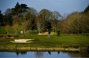 22 March 2020; Members of Craddockstown Golf Club in Kildare enjoy a round of golf while adhering to the guidelines of social distancing set down by the Health Service Executive. Following directives from the Irish Government and the Department of Health the majority of the country's sporting associations have suspended all activity until March 29, in an effort to contain the spread of the Coronavirus (COVID-19) Photo by Brendan Moran/Sportsfile