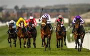 23 March 2020; Poetic Flare, centre, with Kevin Manning up, on their way to winning the Irish Stallion Farms EBF Maiden at Naas Racecourse in Naas, Co Kildare. Photo by Seb Daly/Sportsfile