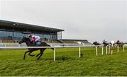 23 March 2020; Woodford General, with Ben Coen up, crosses the line to win the Naas Nursery Of Champions Maiden at Naas Racecourse in Naas, Co Kildare. Photo by Seb Daly/Sportsfile