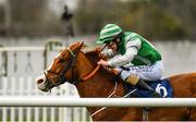 23 March 2020; Fastar, with Colin Keane up, on their way to winning the Naas Racecourse Launches The 2020 Irish Flat Season Handicap at Naas Racecourse in Naas, Co Kildare. Photo by Seb Daly/Sportsfile