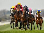 23 March 2020; Numerian, centre, with Declan McDonogh up, on their way to winning the Devoy Stakes at Naas Racecourse in Naas, Co Kildare. Photo by Seb Daly/Sportsfile