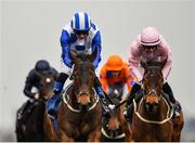 23 March 2020; Lemista, left, with Chris Hayes up, after winning the Lodge Park Stud Irish EBF Park Express Stakes at Naas Racecourse in Naas, Co Kildare. Photo by Seb Daly/Sportsfile