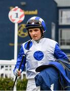 23 March 2020; Jockey Chris Hayes after riding Lemista to victory in the Lodge Park Stud Irish EBF Park Express Stakes at Naas Racecourse in Naas, Co Kildare. Photo by Seb Daly/Sportsfile