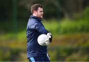 23 February 2020; Dublin goalkeeping coach Ryan O'Flaherty before the 2020 Lidl Ladies National Football League Division 1 Round 4 match between Dublin and Galway at Dublin City University Sportsgrounds in Glasnevin, Dublin. Photo by Piaras Ó Mídheach/Sportsfile
