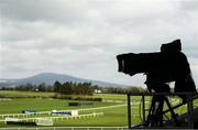 24 March 2020; A view of a tv camera over looking the track prior to racing at Clonmel Racecourse in Clonmel, Tipperary. Photo by Seb Daly/Sportsfile