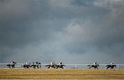 24 March 2020; Farmix, right, with Donagh Meyler up, leads the field on their way to winning the Money Back On The BoyleSports App Maiden Hurdle at Clonmel Racecourse in Clonmel, Tipperary. Photo by Seb Daly/Sportsfile