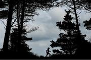 24 March 2020; Reigning Irish 200m track & field champion Phil Healy during a training session at Raven Point Wood in Wexford. Photo by Sam Barnes/Sportsfile