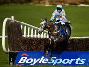 24 March 2020; Bachasson, with Paul Townend up, jumps the last on their way to winning the Download The BoyleSports App Steeplechase at Clonmel Racecourse in Clonmel, Tipperary. Photo by Seb Daly/Sportsfile