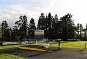 24 March 2020; A view of the empty parade ring following racing at Clonmel Racecourse in Clonmel, Tipperary. Photo by Seb Daly/Sportsfile