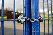 24 March 2020; A general view of the entrance gate following racing at Clonmel Racecourse in Clonmel, Tipperary. Photo by Seb Daly/Sportsfile