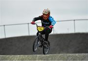25 March 2020; Jamie Bartley, age 15, from Clonee, Co Dublin, during a Lucan BMX Club feature, at Lucan BMX track, Dublin. Photo by Seb Daly/Sportsfile
