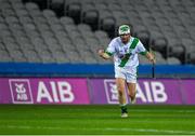 18 January 2020; Tullaroan captain Shane Walsh celebrates scoring the winning point in injury time during the AIB GAA Hurling All-Ireland Intermediate Club Championship Final between Fr. O’Neill's and Tullaroan at Croke Park in Dublin. Photo by Piaras Ó Mídheach/Sportsfile