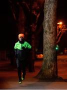 26 March 2020; Reigning Irish 5,000m track & field champion Hiko Tonosa, who is originally from Ethopia and received his certificate of naturalisation as an Irish citizen in March 2020 and is now eligible to run internationally for Ireland, during an early morning training run in Dublin, which helps him with the guidelines of social distancing and avoid contracting Coronavirus (COVID-19). Photo by Ramsey Cardy/Sportsfile