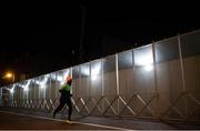 26 March 2020; Reigning Irish 5,000m track & field champion Hiko Tonosa, who is originally from Ethopia and received his certificate of naturalisation as an Irish citizen in March 2020 and is now eligible to run internationally for Ireland, during an early morning training run in Dublin, which helps him with the guidelines of social distancing and avoid contracting Coronavirus (COVID-19). Photo by Ramsey Cardy/Sportsfile