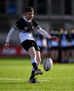 26 February 2020; Andrew Carroll of Newbridge College during the Bank of Ireland Leinster Schools Junior Cup Second Round match between St Michael’s College and Newbridge College at Energia Park in Dublin. Photo by Piaras Ó Mídheach/Sportsfile
