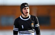 26 February 2020; Shane Davitt of Newbridge College during the Bank of Ireland Leinster Schools Junior Cup Second Round match between St Michael’s College and Newbridge College at Energia Park in Dublin. Photo by Piaras Ó Mídheach/Sportsfile