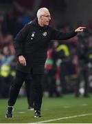 18 November 2019; Republic of Ireland manager Mick McCarthy during the UEFA EURO2020 Qualifier match between Republic of Ireland and Denmark at the Aviva Stadium in Dublin. Photo by Stephen McCarthy/Sportsfile