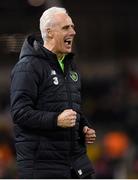 26 March 2019; Republic of Ireland manager Mick McCarthy celebrates following the UEFA EURO2020 Group D qualifying match between Republic of Ireland and Georgia at the Aviva Stadium, Lansdowne Road, in Dublin. Photo by Stephen McCarthy/Sportsfile