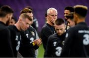 14 October 2019; Republic of Ireland manager Mick McCarthy during a Republic of Ireland training session at Stade de Genève in Geneva, Switzerland. Photo by Stephen McCarthy/Sportsfile