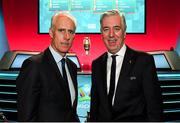 2 December 2018; Republic of Ireland manager Mick McCarthy and John Delaney, CEO, Football Association of Ireland following the UEFA EURO2020 Qualifying Draw at the Convention Centre in Dublin. (Photo by Stephen McCarthy / UEFA via Sportsfile)