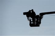 22 March 2020; A TV camera position at Downpatrick Racecourse in Downpatrick, Down. Photo by Ramsey Cardy/Sportsfile