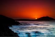 6 April 2020; The sun rises behind the Ballycotton Lighthouse in Ballycotton, Cork. Photo by Eóin Noonan/Sportsfile