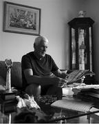 20 April 2020; (EDITORS NOTE: Image has been converted to black & white) Billy Morgan during a feature at his home on the South Douglas Road in Douglas, Cork. Photo by Eóin Noonan/Sportsfile