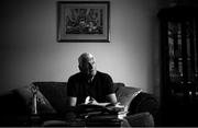 20 April 2020; (EDITORS NOTE: Image has been converted to black & white) Billy Morgan during a feature at his home on the South Douglas Road in Douglas, Cork. Photo by Eóin Noonan/Sportsfile