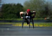 21 April 2020; Irish Paralympian Patrick Monahan during a training session at Mondello Park in Naas, Kildare. Photo by Seb Daly/Sportsfile