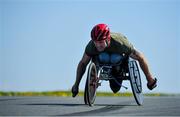 21 April 2020; Irish Paralympian Patrick Monahan during a training session at Mondello Park in Naas, Kildare. Photo by Seb Daly/Sportsfile