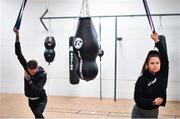 24 April 2020; Irish champion boxer Gary Cully during a training session alongside girlfriend Danielle at Unit 3 Health and Fitness gym in Naas, Kildare. Photo by David Fitzgerald/Sportsfile