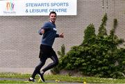 1 May 2020; Five Stewarts Staff members will run 150km in a day in a Race against the Sun. Each participant will complete a 5km run six times in a bid to franchise much needed funds for the support of Stewarts Service users. Pictured is Dublin footballer Dean Rock at Stewarts Care Campus in Dublin. Photo by Sam Barnes/Sportsfile