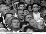 3 September 1989; The former Republic of Ireland manager Jack Charlton, centre of pic, pictured in the crowd. All-Ireland Hurling Final, Tipperary v Antrim, Croke Park. Photo by Ray McManus/Sportsfile