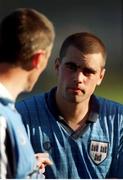 22 May 2001; Martin Cahill, right, in conversation with selector John O'Leary during a Dublin Senior Football Training Session at Parnell Park in Dublin. Photo by Damien Eagers/Sportsfile